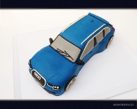 Marcipánový 3D dort.